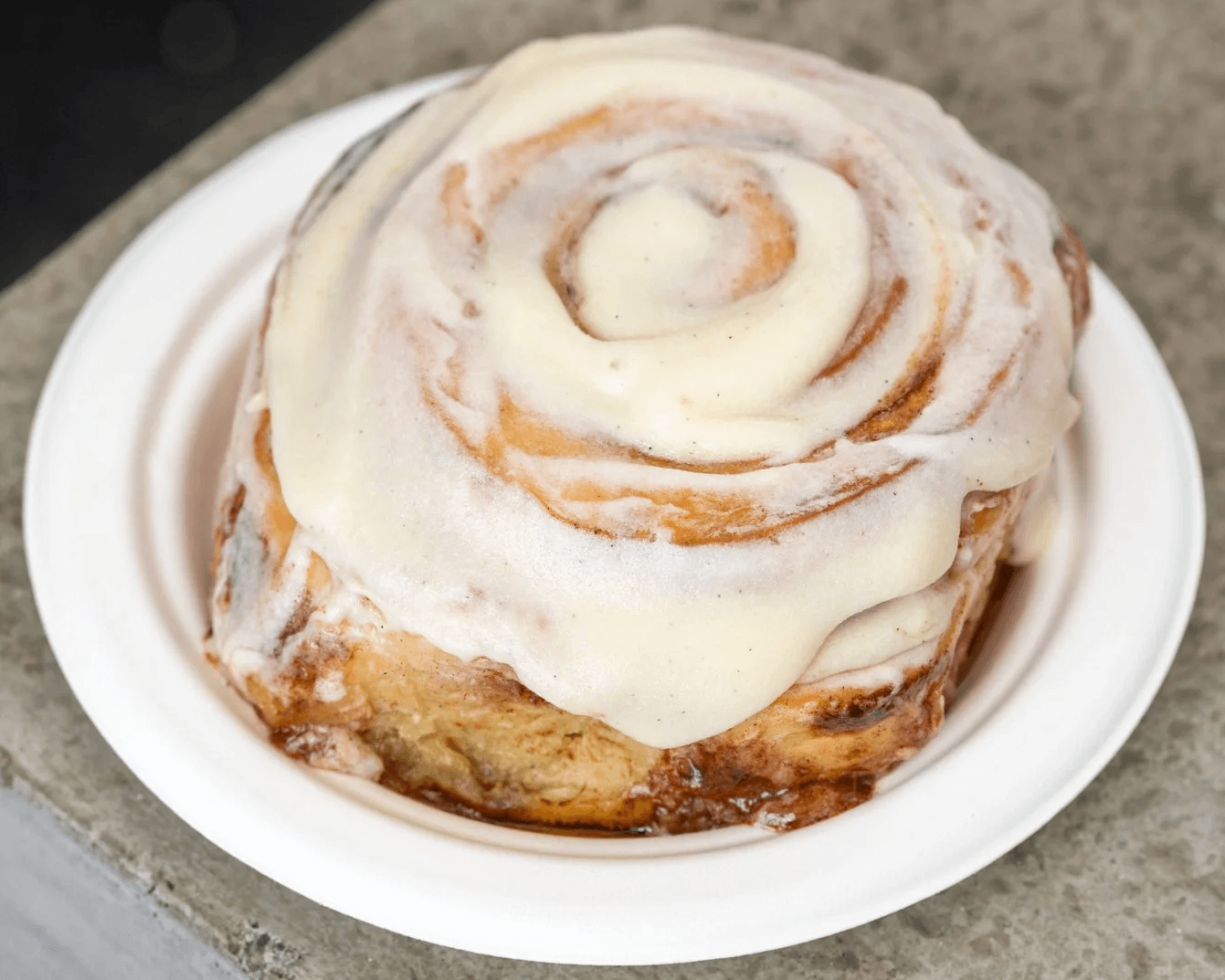 Fresh cinnamon roll